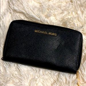 Michael Kors Pebbled Leather Wallet